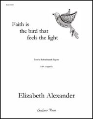 Faith Is the Bird that Feels the Light SSA choral sheet music cover Thumbnail